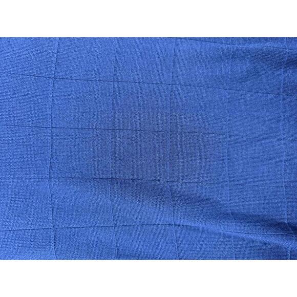 Paul Fredrick Blue Silk Short Sleeve Sweater Large - Picture 3 of 5